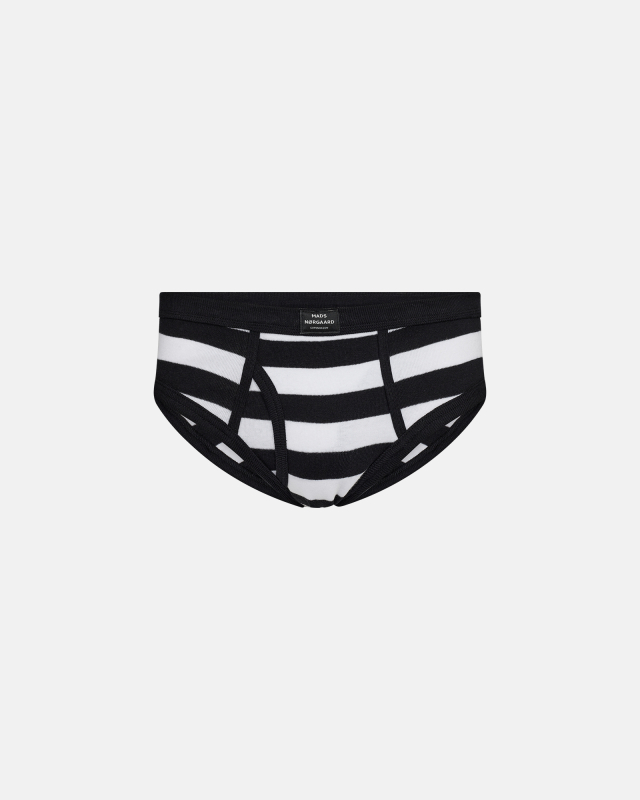 100 % ekologisk bomull, Briefs med gylf "original", Randig